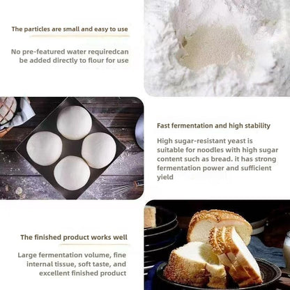 Angel yeast, household, Mantou, steamed stuffed buns, 1.76 ounces (5G * 10 bags),安琪酵母粉蒸包子蒸馒头发酵用（5g/包*10包装）