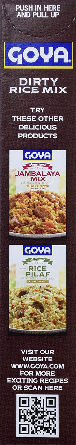 Goya Foods Louisiana Style Dirty Rice Mix, 7 Ounce (Pack of 12)