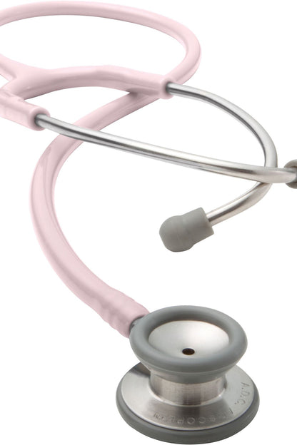 ADC 604P Adscope Model 604 Premium Pediatric Clinician Stethoscope with Tunable AFD Technology, Pink