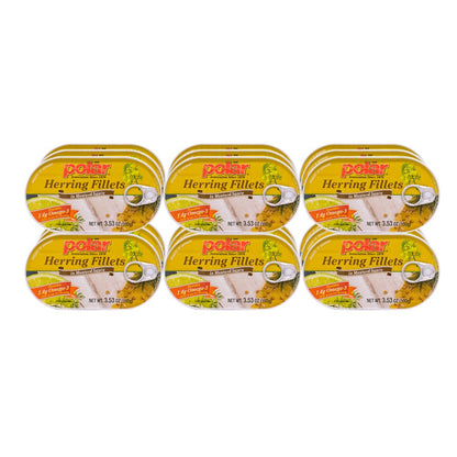 MW Polar Herring in Mustard Sauce, 3.5-Ounce (Pack of 18)