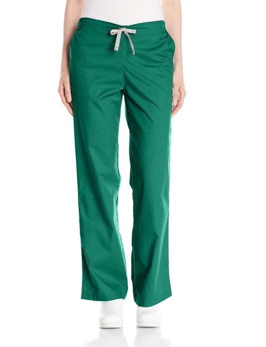 WonderWink Women's Plus-Size Wonderwork Flare Leg Scrub Pant, Hunter, XX-Large/Tall