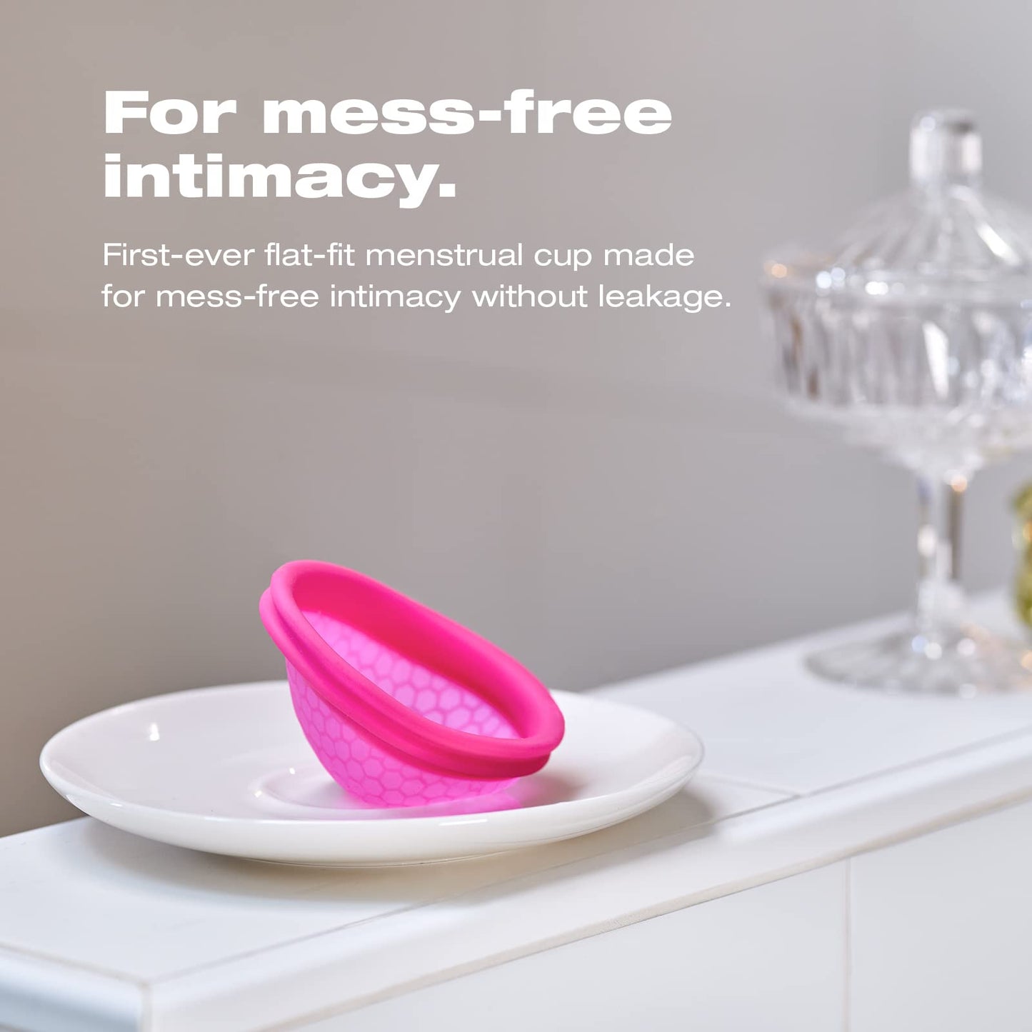 Intimina Ziggy Cup – Extra-Thin Reusable Menstrual Cup with Flat-fit Design