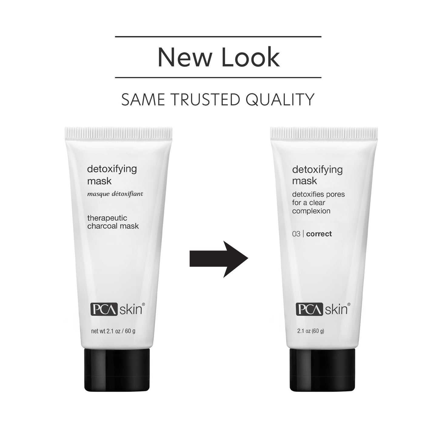 PCA SKIN Detoxifying Skin Care Face Mask - Charcoal & Clay Skincare Facial Treatment for Minimizing Pores & Blackheads (2.1 oz)
