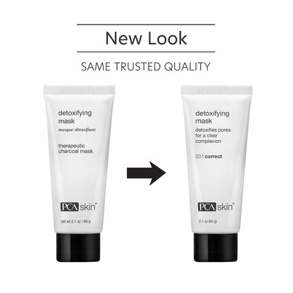PCA SKIN Detoxifying Skin Care Face Mask - Charcoal & Clay Skincare Facial Treatment for Minimizing Pores & Blackheads (2.1 oz)