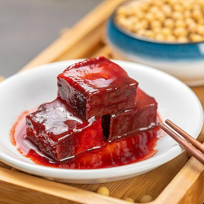 DAMAICHUHAI Fermented Bean Curd，Firm Tofu Fermented Foods，Chinese Red Bean Curd，Suitable For Hot Pot, Stir-Fry, Cold Dishes, Noodles，360g/12.6oz，腐乳