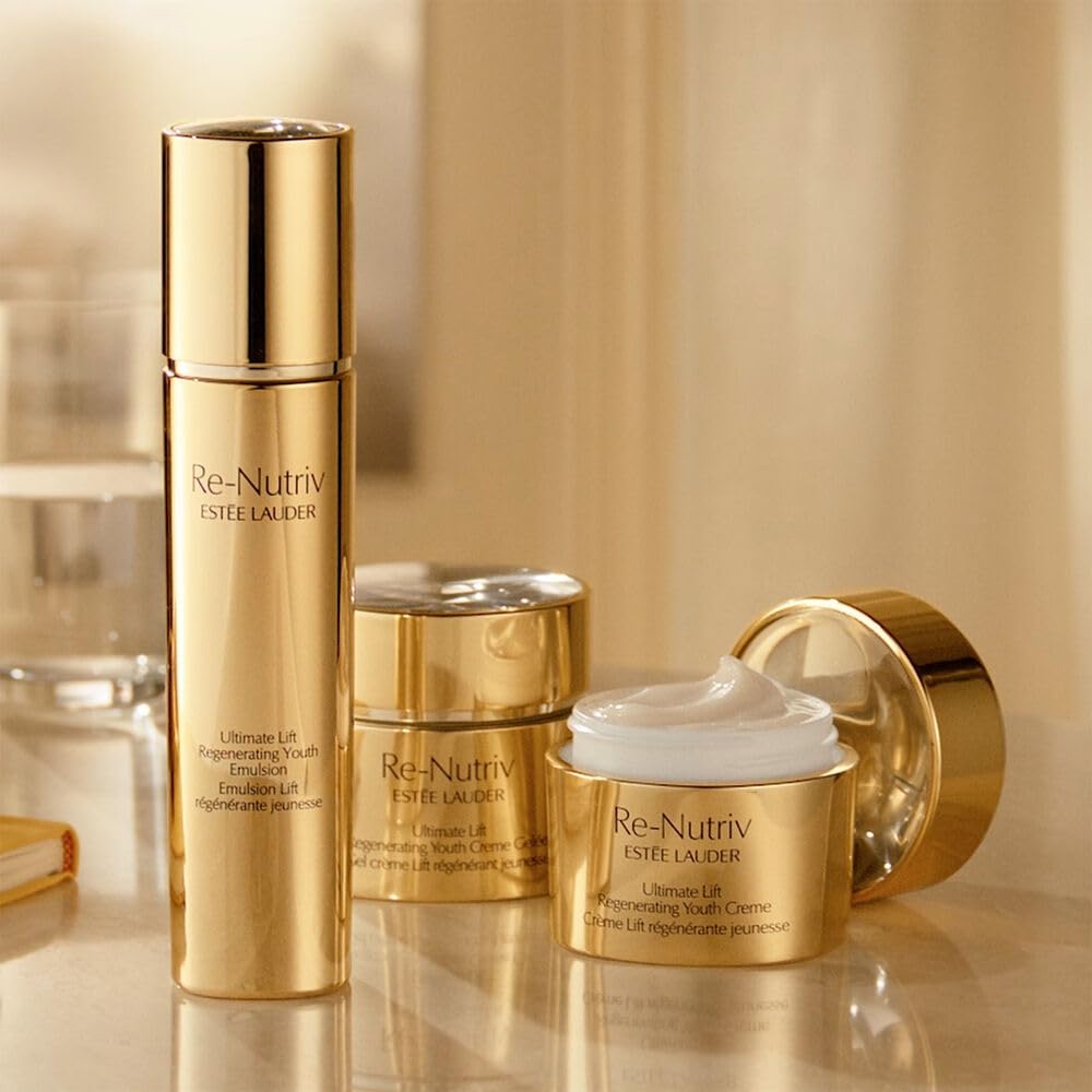 Estée Lauder Re-Nutriv Ultimate Lift Regenerating Youth Emulsion Face Moisturizer | Anti-Aging Milky Lotion, 2.5 Fl Oz