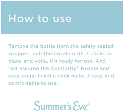Summer's Eve Douche | Extra Cleansing Vinegar & Water | 2-4.5 Fluid Ounces Each | Pack of 5 | pH Balanced & Gynecologist Tested