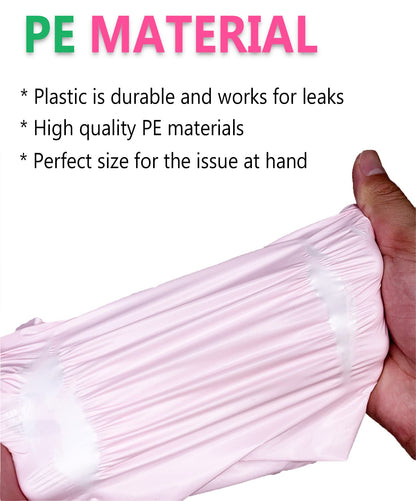 Sanitary Napkin Disposal Bags - Block Odors, Great Adhesion, Perfect Size - Feminine Hygiene Disposal Bags for Tampons and Pads Pink 100Pcs