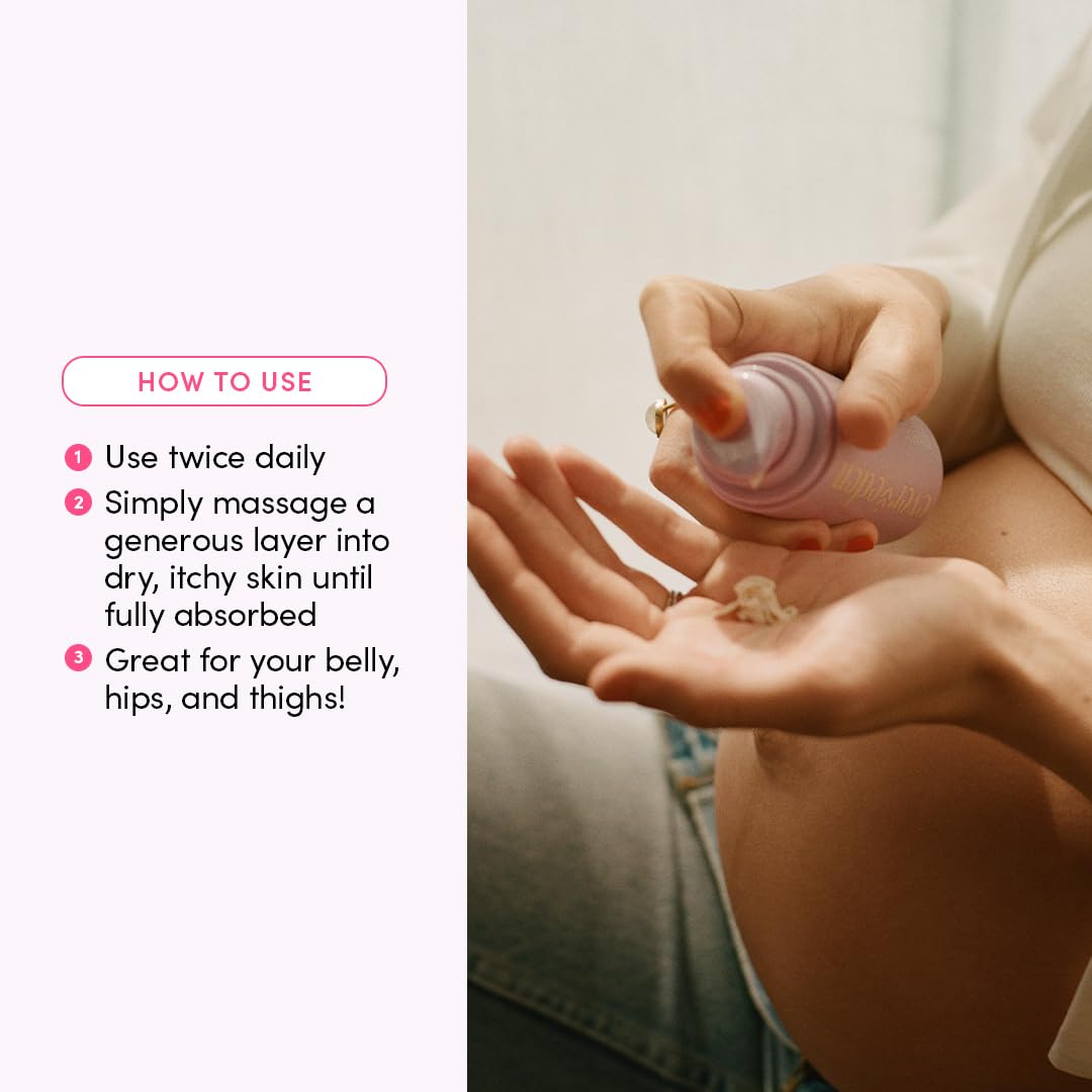Evereden Nourishing Stretch Mark Cream (4 fl.oz): Clean & Vegan Cream for Pregnancy and Postpartum | Pregnancy Stretch Mark Prevention | Rich in Vitamins & Minerals | Valentine Gifts for Women