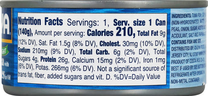 Goya Foods Chunk Light Tuna with Vegetables, Wild Caught, 4.94 Ounce (Pack of 24)