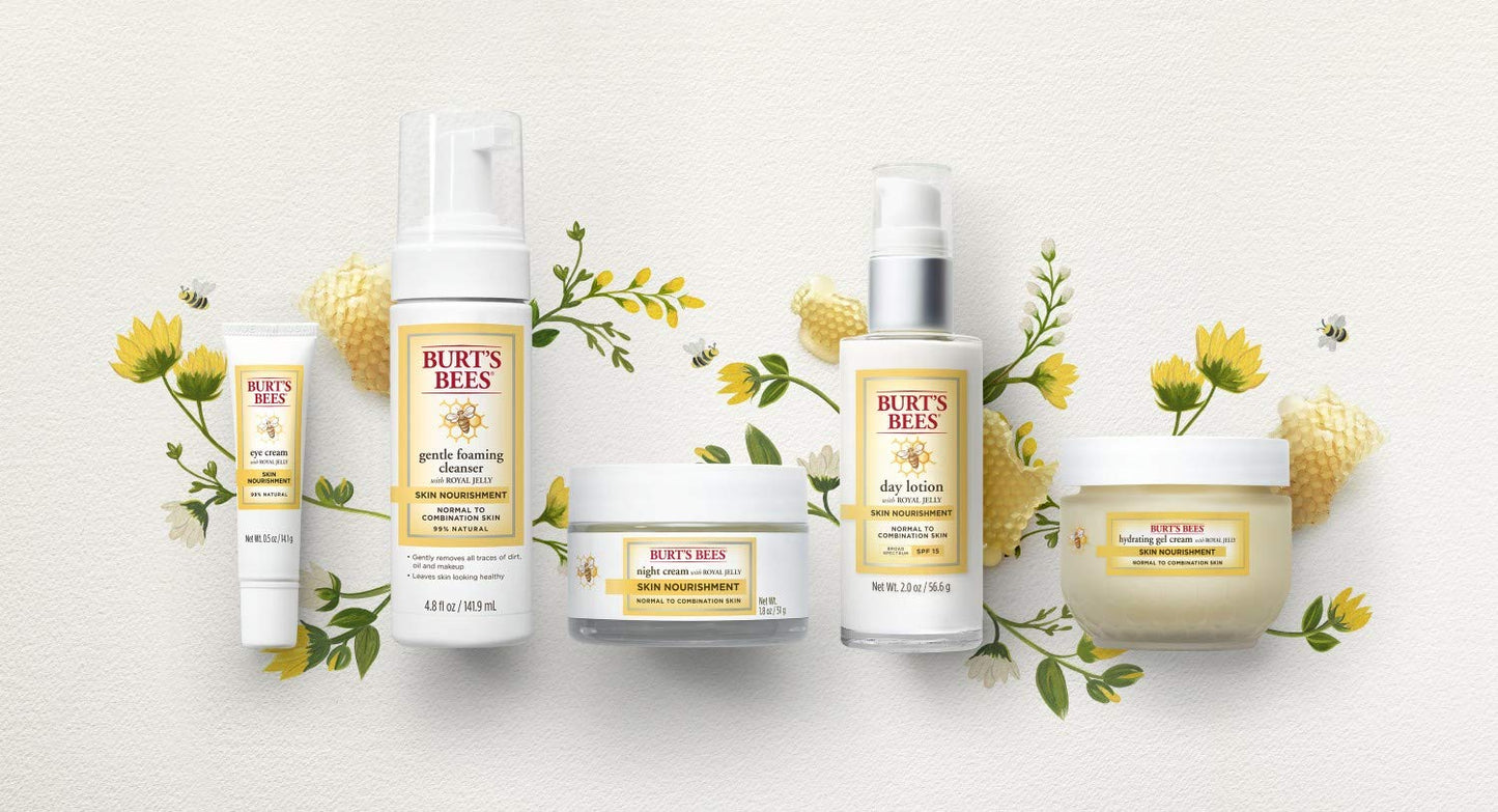 Burt's Bees Skin Nourishment Hydrating Gel Cream for Normal to Combination Skin, 1.8 Oz (Package May Vary)