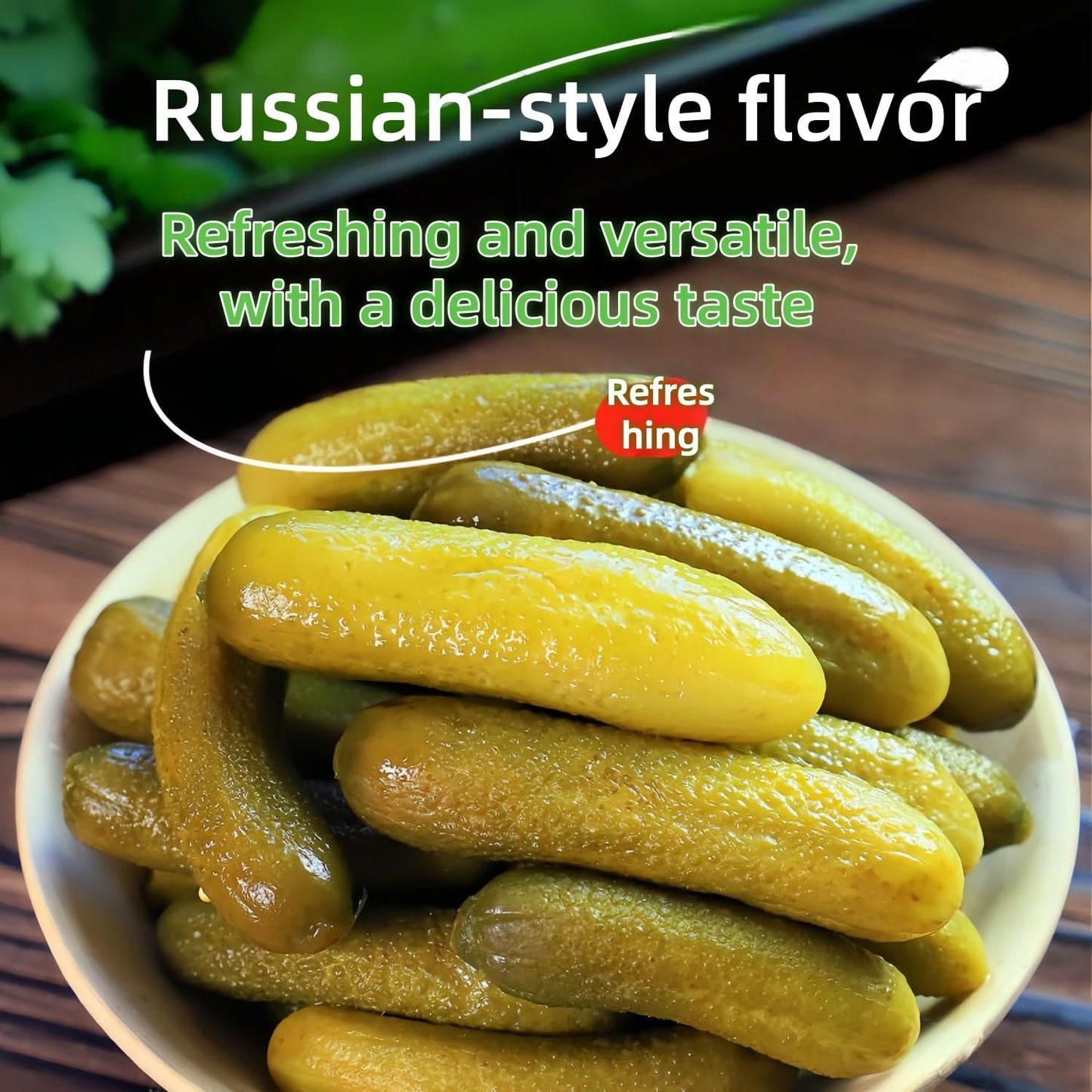 WSYLS-Crispy Kosher Dill Pickles | pickled vegetables gherkins pickles|Perfect for Burgers, Sandwiches, and Snacks | Crisp, Flavorful, and Delicious，11.64oz （330g）