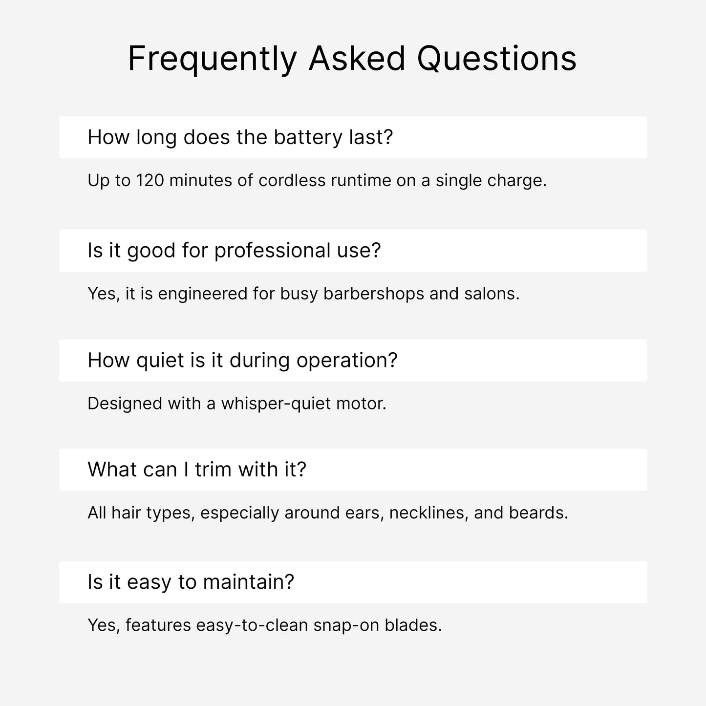 Wahl Professional Sterling Mag Cordless Trimmer, Lithium Ion, Quick-Detach Blade, 120 Minute Run Time, Includes Charging Stand