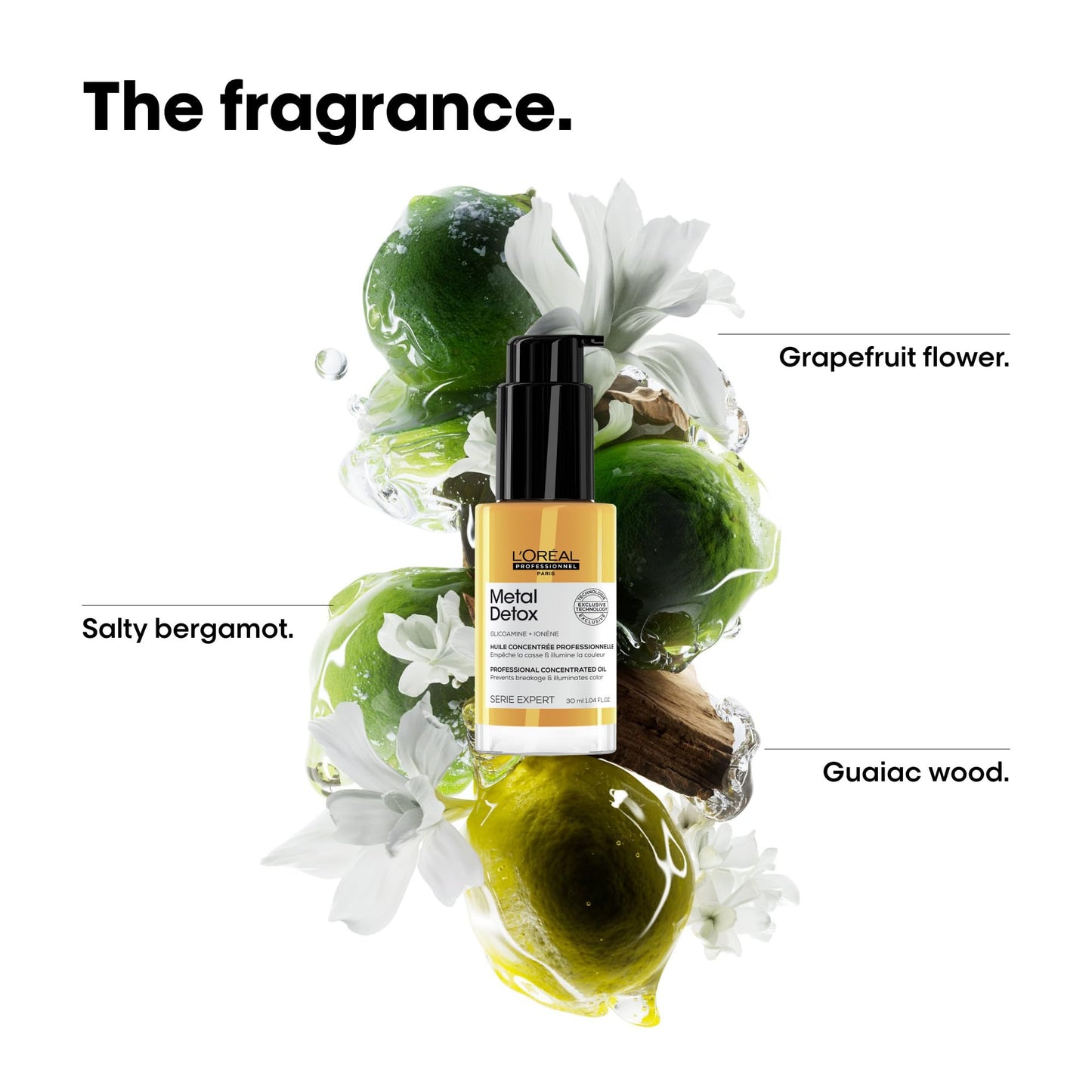 L'Oreal Professionnel Metal Detox Leave-In Oil - Detoxifies, Prevents Damage and Prolongs Hair Color With Shine