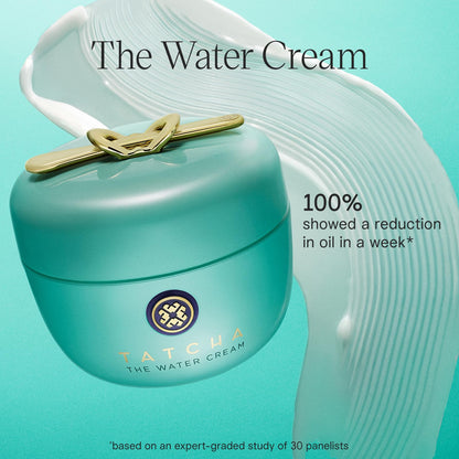 TATCHA The Water Cream | Cream Moisturizer for Face, Optimal Hydration For Pure Poreless Skin