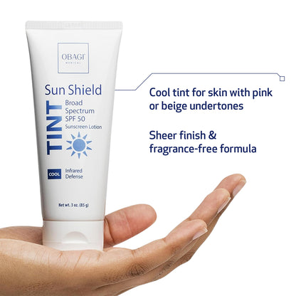 Obagi Sun Shield Tinted Sunscreen – Broad Spectrum SPF 50 Protection from the Sun