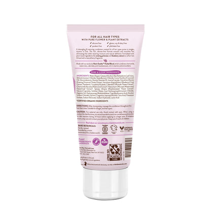 Babo Botanicals Smoothing Conditioner with Evening Primrose Oil, Coconut Oil and Provitamin B5 - For Babies, Kids and Adults with Tangly or Unruly Hair - Vegan