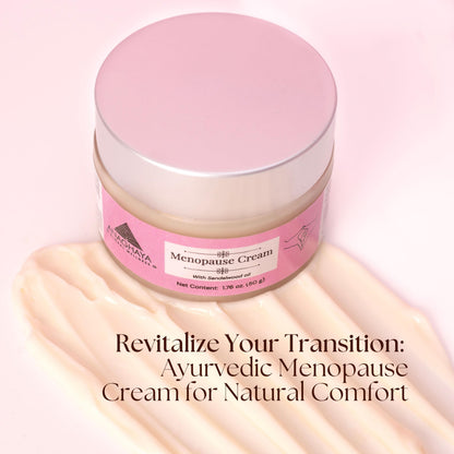 Menopause Cream For Women with Sandalwood Oil & Pure Rose Water, Hot Flashes Menopause Support for Women -Soothing Relief, Hot Flashes Relief, Natural Comfort & Calmness - 1.76 Fl oz