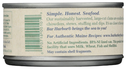 Bar Harbor Chopped Surf Clams | Sweet and Tender | 6.5 oz (184 grams) can