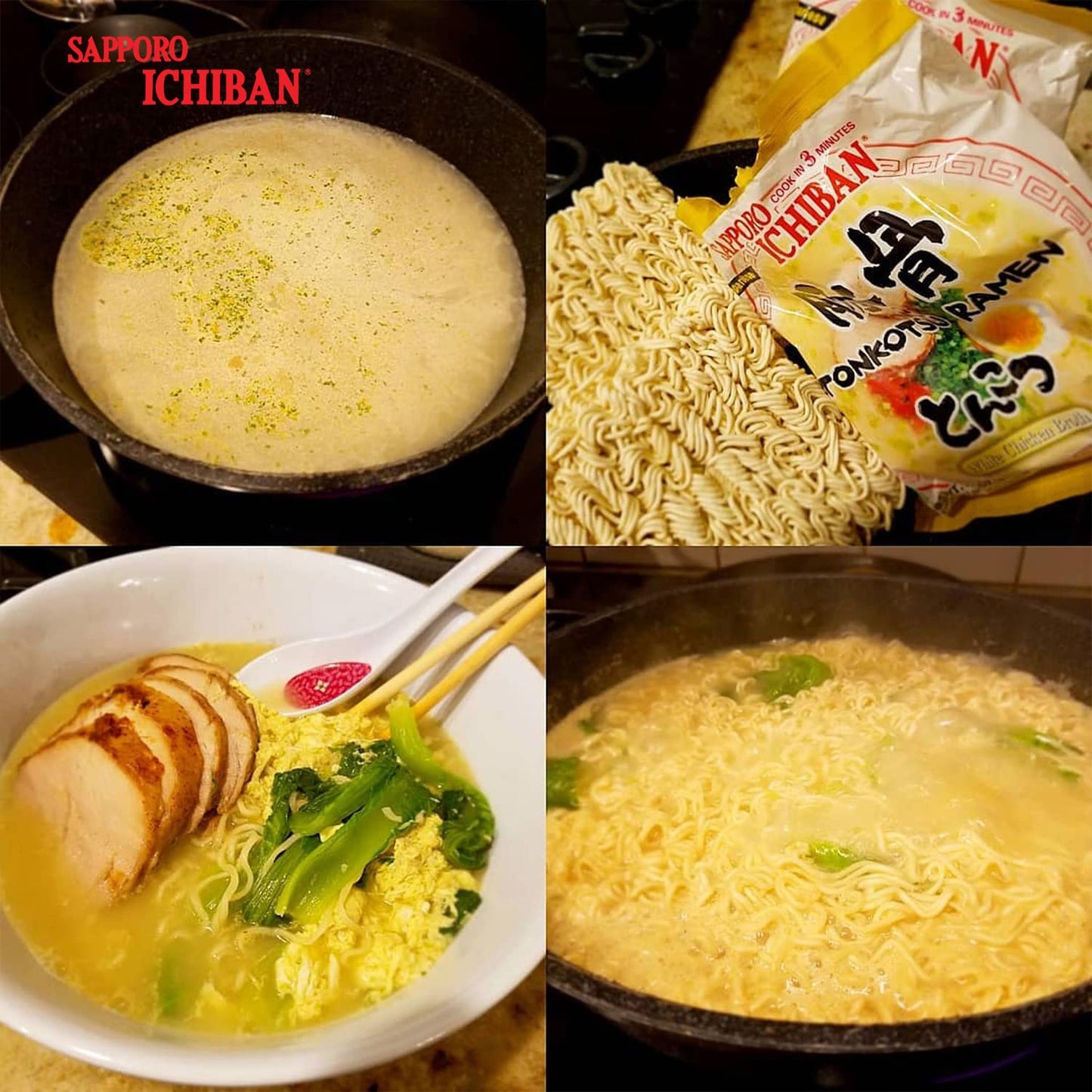Ramen Noodles, Tonkotsu Flavor, No. 1 Tasting Japanese Instant Noodles 3.5 Oz. (3.7 Ounce (Pack of 24))