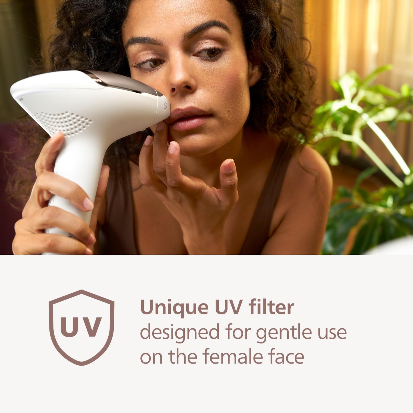 Philips Lumea 9000 Series IPL Hair Removal Device, Visible Permanent Laser Hair Reduction Done at Home, for Women & Men, SenseIQ Technology, 4 Attachments for Body, Face, Bikini & Underarms, BRI984/03