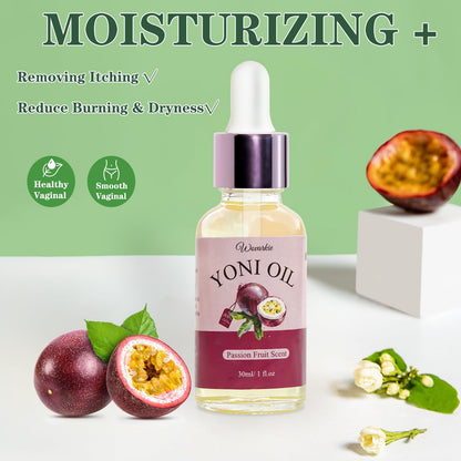3 PCS Yoni Oil for Women pH Balance, Feminine Deodorant Vaginal Moisturizer, Feminine Care All Natural Yoni Oil(Cherry Passion Fruit Guava)
