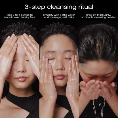 shu uemura Brightoil Skin Barrier Protecting Radiance Boosting Cleansing Oil, Gentle Makeup Remover and Facial Cleanser for All Skin Types
