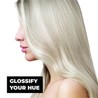 Keracolor High Shine Tinted Hair Gloss, In-Shower Hair Glaze, Sheer Color-Enhancing Glossing Treatment, Platinum, 8 Fl Oz
