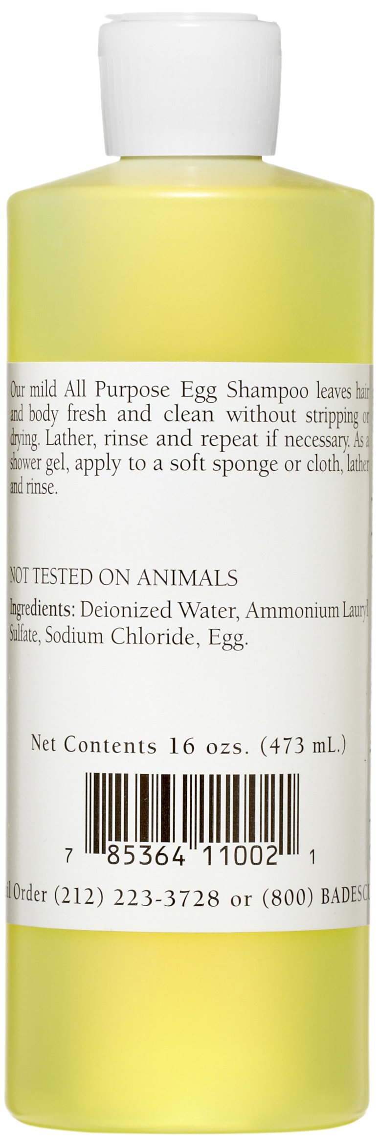 Mario Badescu All Purpose Egg Shampoo for All Hair and Skin Types | Shampoo and Body Wash that Cleanses and Nourishes |Formulated with Egg White Proteins