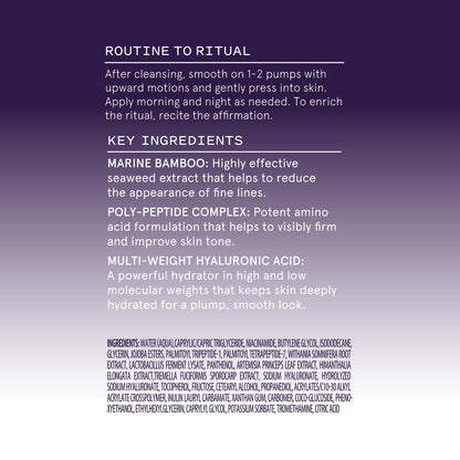 Keys Soulcare Truly Becoming Multi-Benefit Peptide Serum, Helps Firm, Plump & Visibly Improve Fine Lines & Wrinkles, Vegan, Cruelty-Free, 1 Fl Oz