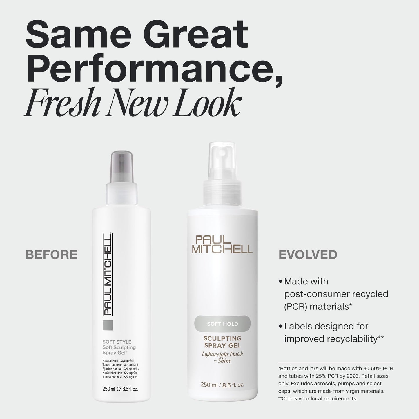 Paul Mitchell Soft Sculpting Spray Gel, Natural Hold, Soft Finish, For All Hair Types