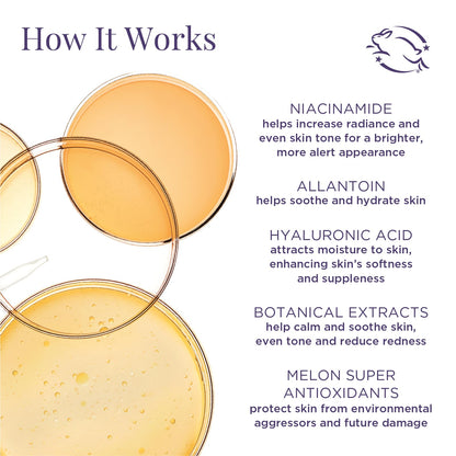 Meaningful Beauty Revive And Brighten Eye Mask, Hydrating Under Eye Patches with Melon Super Antioxidants and Hyaluronic Acid, Anti Aging Skin Care For All Skin Types, 60 Count