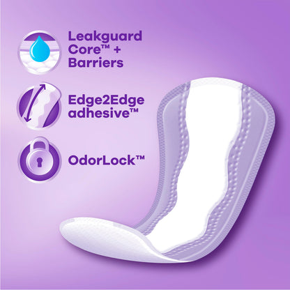 Always Daily Extra Protect Liners, Long Length, Unscented Panty Liners, 544 Count (Pack of 2)