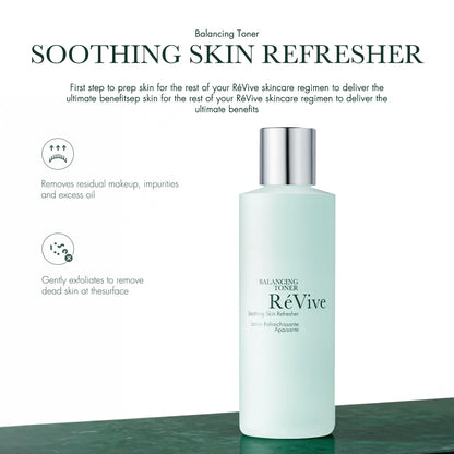 RéVive Balancing Face Toner - Soothing Facial Toner & Makeup Remover - Gently Exfoliates Skin for a Smoother and More Supple Texture - Enriched with Chamomile Flower (6 fl oz)