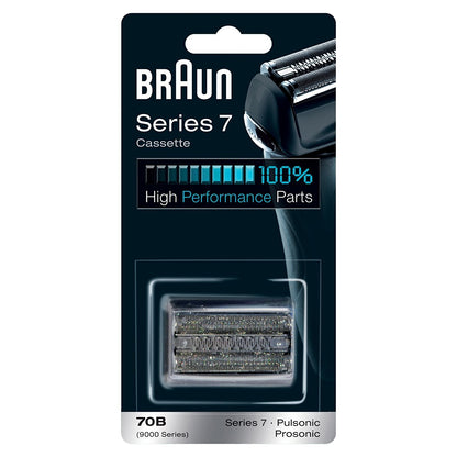 Braun 70B Replacement Foil and Cutter Cassette - Compatible with Older Series 7 Shavers - Made In Germany