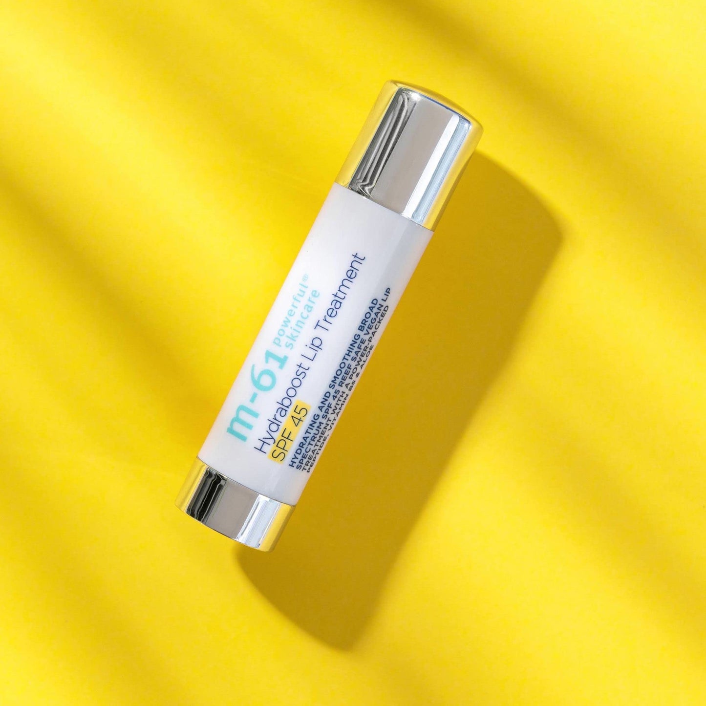 m-61 Hydraboost Lip Treatment | Hydrating, Smoothing, Vegan Lip Balm with Vitamin B5 and Aloe. Bee Free. Light Mint Scent. Clear, Untinted.
