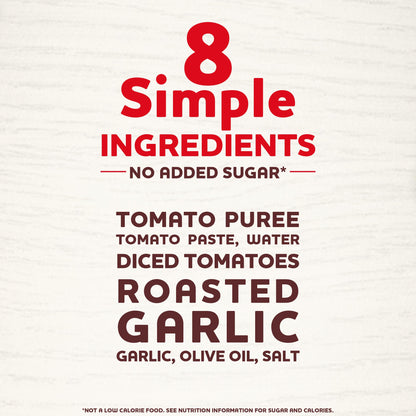 RAGÚ Simply Roasted Garlic Pasta Sauce, 24 oz (Pack of 6)
