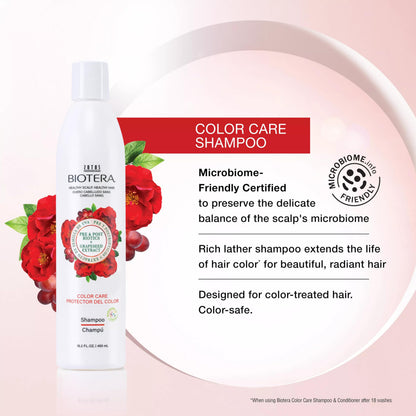 Biotera Color Care Shampoo | Extends & Maintains Color-Treated Hair | Microbiome Friendly | Vegan & Animal Test Free | Paraben Free | Color-Safe