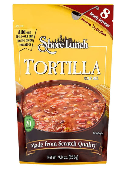 Shore Lunch Tortilla Soup Mix, 9-ounces (Pack of3)