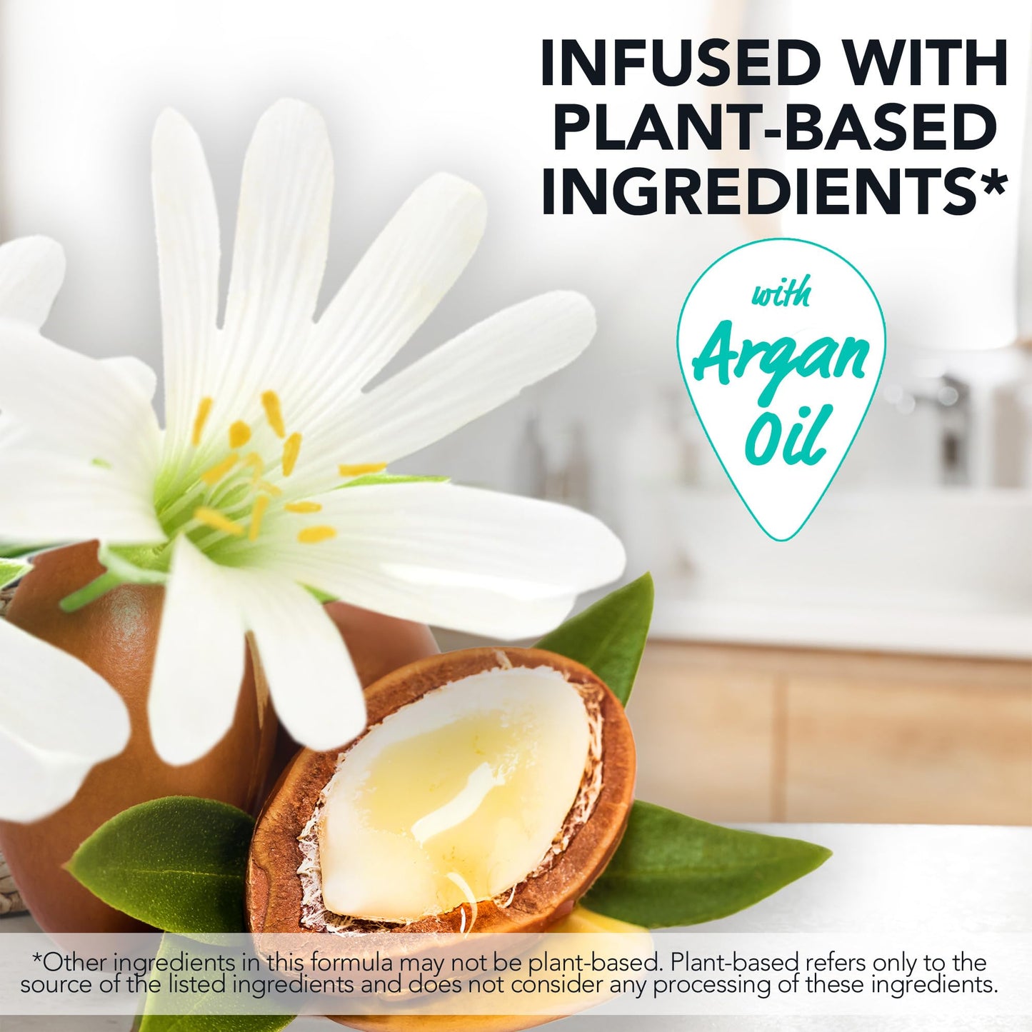 Summer's Eve Essential Botanicals All-Over Daily Feminine Wash with Argan Oil, Gentle pH-Balanced Body Wash for Women, Removes Vaginal Odor and Refreshes, 12 Fl Oz