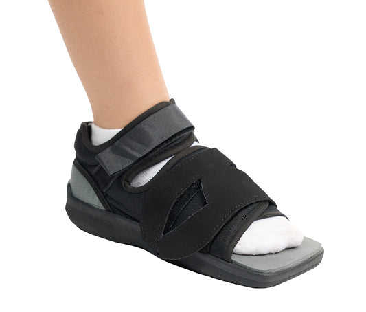 United Ortho Post-Op Shoe - Orthopedic Adjustable Recovery Shoe For Broken Foot or Toe, Post Surgery, Lightweight Medical Shoe, Left or Right Foot, (Men's Large)