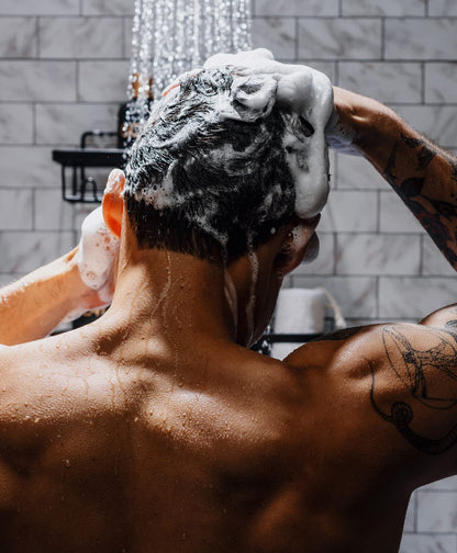 GO247 Daily Shampoo - Gentle Daily Cleanser for Men - Hydrates, Strengthens & Revitalizes Hair - Infused with B5 & Soy Proteins - Light Citrus Herbal Scent, 8 Fl Oz