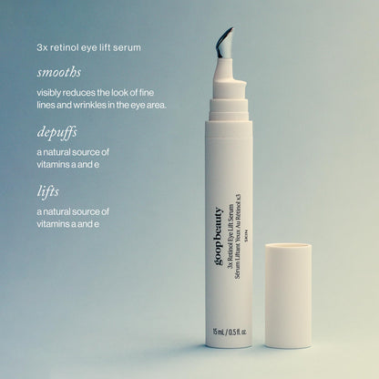 goop Beauty 3x Retinol Eye Lift Serum | Fine Lines and Wrinkles Treatment | 0.5 fl oz