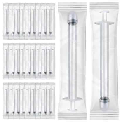 EDWERD Med Sterile Vaginal Cream Applicators - Individually Wrapped Plastic Applicator for Ointments, Gels & Creams, with Dosage Markings, Disposable, 30 Pack (3g)