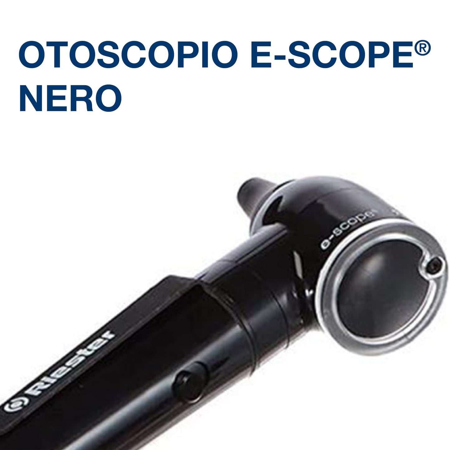 Riester 2101-201 e-scope Direct Illumination Otoscope with 2.5V Xenon, Black