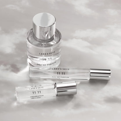 Lake & Skye 11 11 Fragrance Oil Rollerball - Clean Skin Musk, Sheer, Uplifting Scent, Amber, Vegan - 0.33 fl oz (10mL)