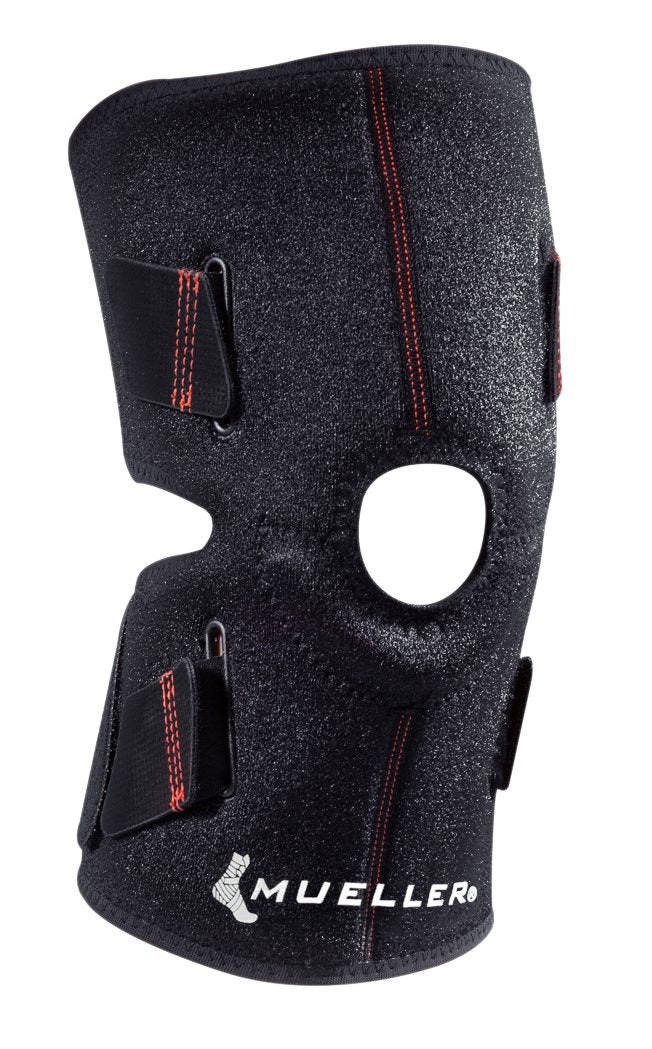 MUELLER Sports Medicine 4-Way Adjustable Multisport Knee Support, Unisex, Pain Relief for Meniscal tears & Athritis