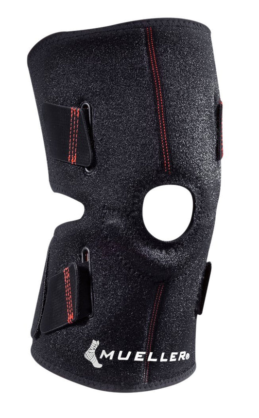 MUELLER Sports Medicine 4-Way Adjustable Multisport Knee Support, Unisex, Pain Relief for Meniscal tears & Athritis