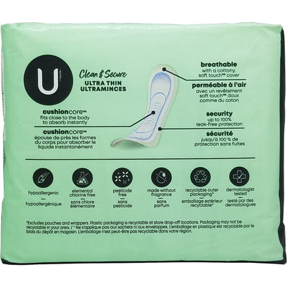 Kotex Security Ultra Thin Pads Long 20 Each
