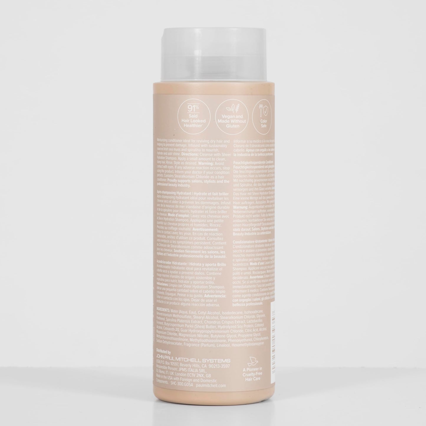 Paul Mitchell Sheer Hydration Conditioner, Moistures + Adds Shine, For Dry Hair